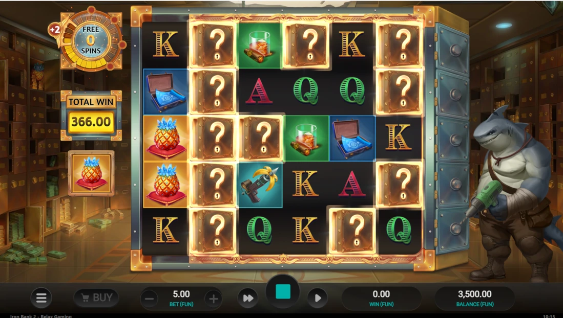 Iron Bank 2 Mystery Symbol Super Bonus